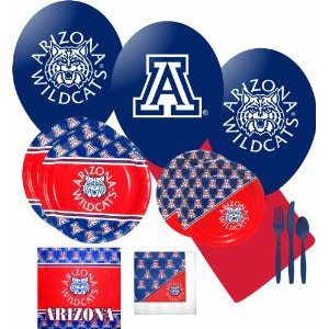 arizona wildcats party pack | Amazon Deal: UA Wildcat party accessories