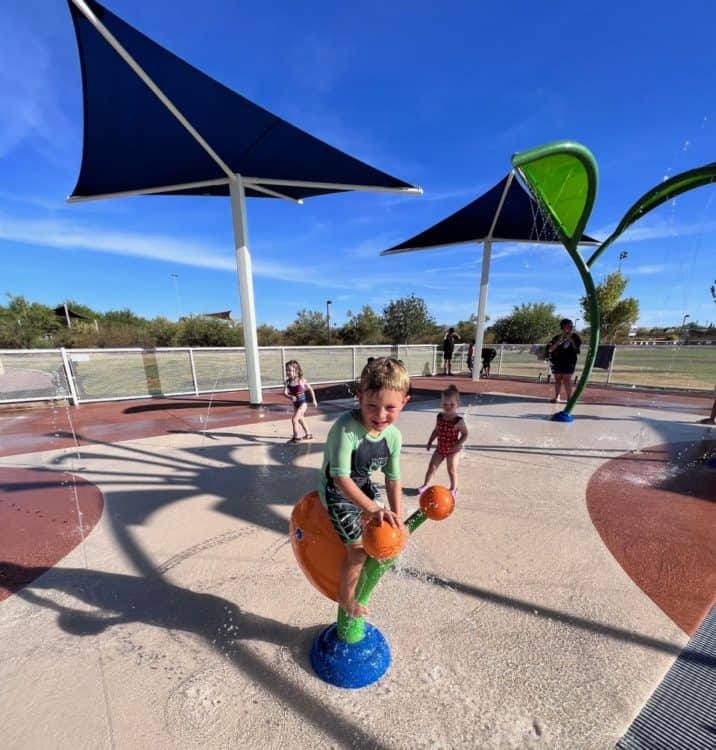 Purple Heart Park Splash Pad Child | 5 Best Splash Pads in Tucson