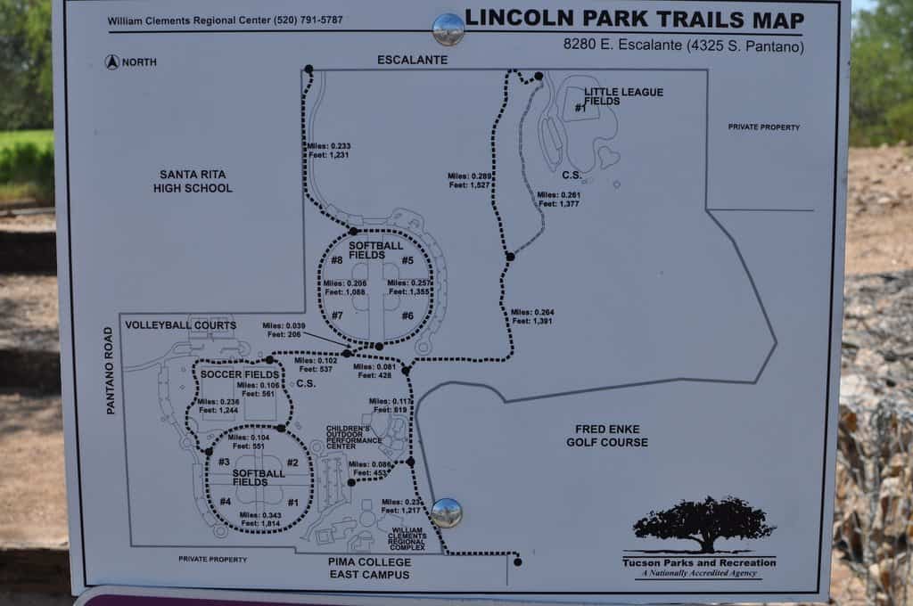 Lincoln Park Trails Map | Park Profile: Lincoln Regional Park