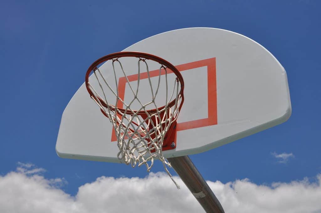 basketball hoop at Coyote Creek Recreation Center | Neighborhood Spotlight: Coyote Creek