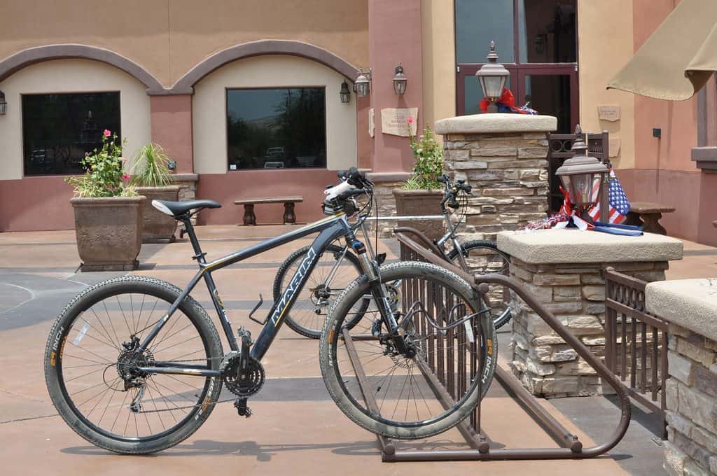 bicycle in front of Club Rancho Sahuarita | Neighborhood Spotlight: Rancho Sahuarita