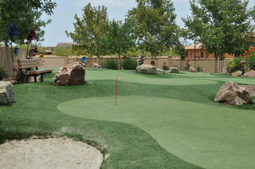 nine hole miniature golf course at Rancho Sahuarita | Neighborhood Spotlight: Rancho Sahuarita