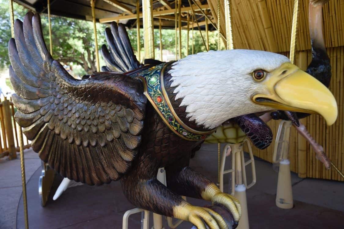 eagle carousel Reid Park Zoo