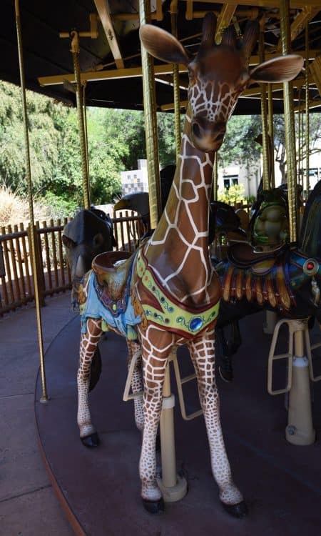 giraffe carousel Reid Park Zoo
