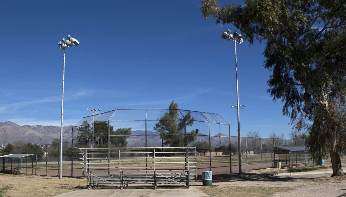 Bleachers Softball Baseball Fort Lowell Park Tucson | Park Profile: Fort Lowell Park