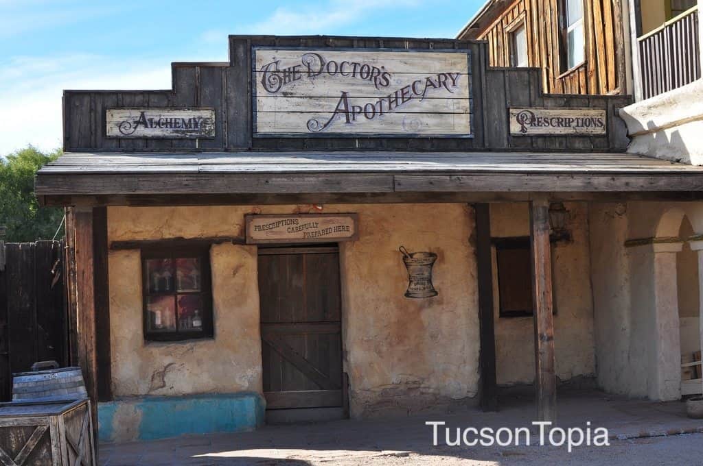 Apothecary at Old Tucson | Old Tucson - Attraction Guide