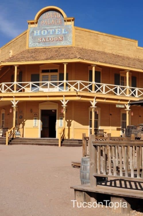 Grand Palace Hotel Saloon at Old Tucson | Old Tucson - Attraction Guide