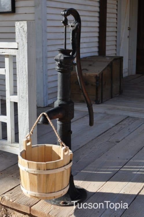 water pump at Old Tucson | Old Tucson - Attraction Guide