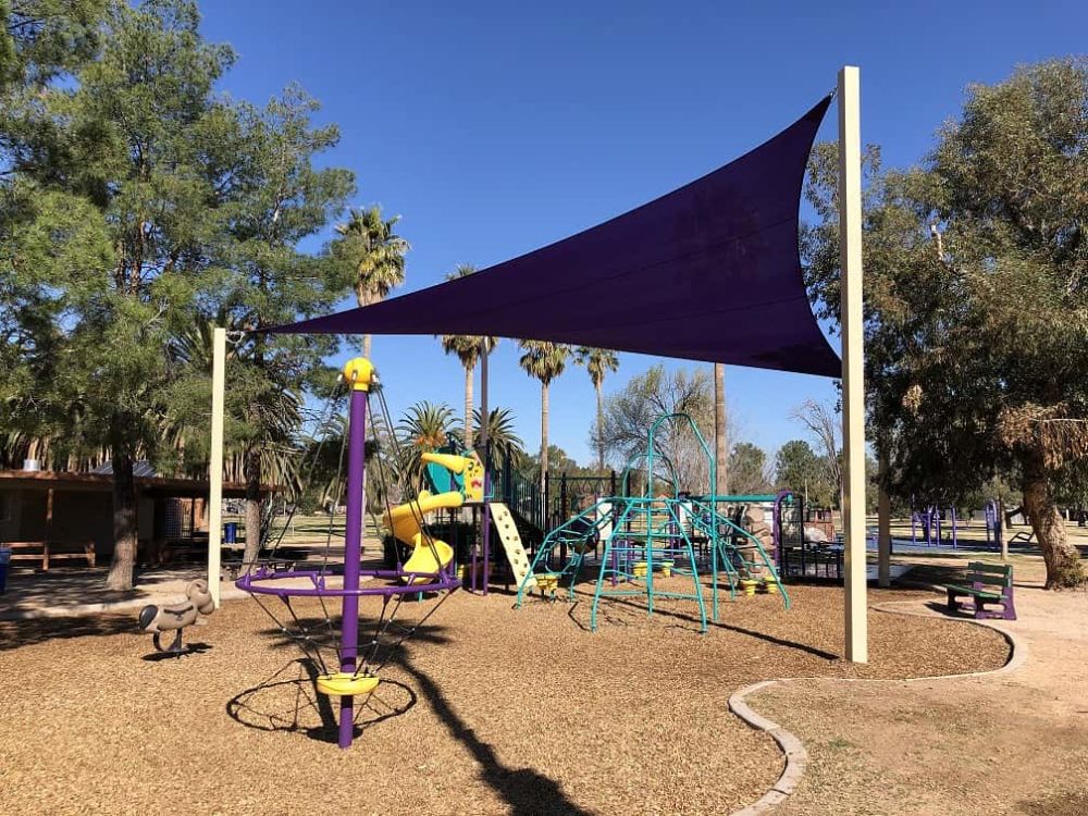 Shaded Playground La Madera Park Tucson | Park Profile: La Madera Park