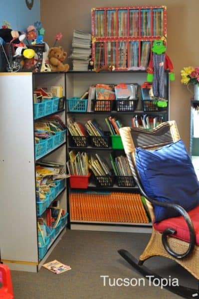 book nook in an elementary classroom at Sonoran Science Academy Tucson | book nook in an elementary classroom at Sonoran Science Academy Tucson