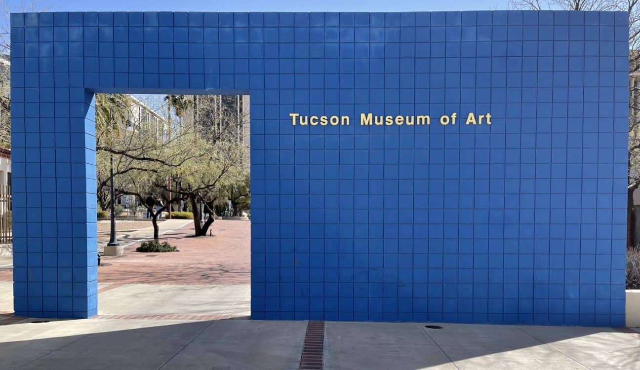 blue wall Tucson Museum Art | 40 Things For Teens To Do in Tucson