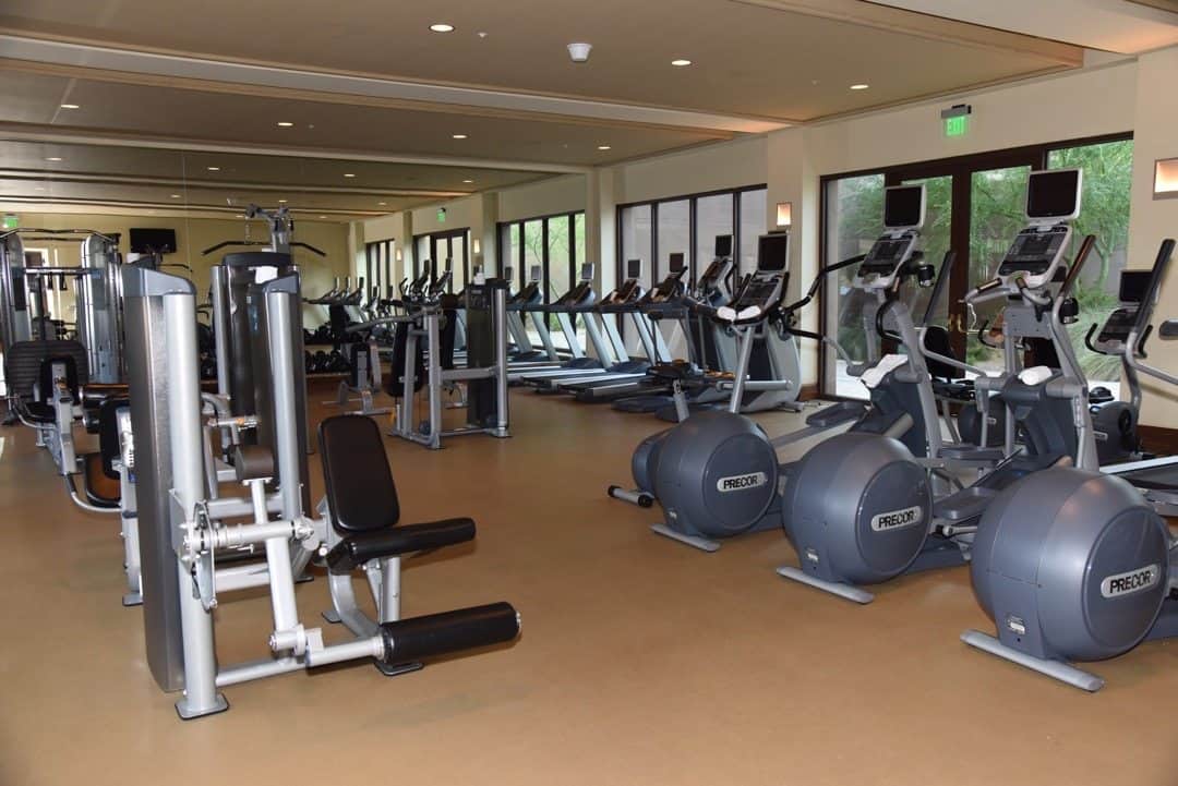 fitness center at Ritz-Carlton Dove Mountain