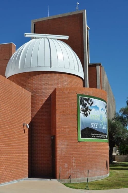 white dome on UA campus | Flandrau Science Center & Planetarium - Attraction Guide