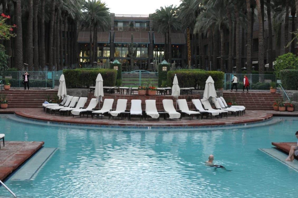 spectacular pools at Hyatt Regency Scottsdale