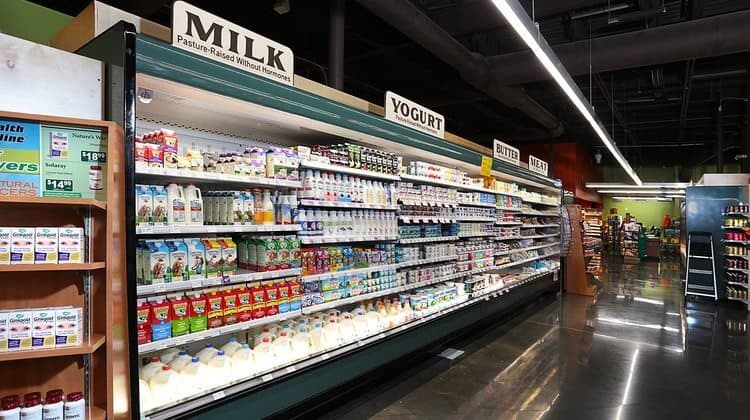 Dairy Aisle at Natural Grocers