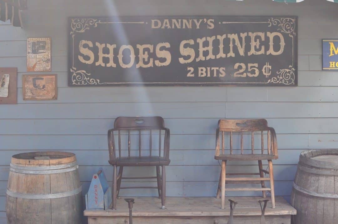 Danny's Shoes Shined at Trail Dust Town
