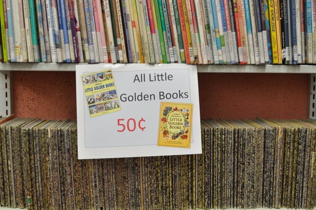 Little Golden Books at the Book Barn