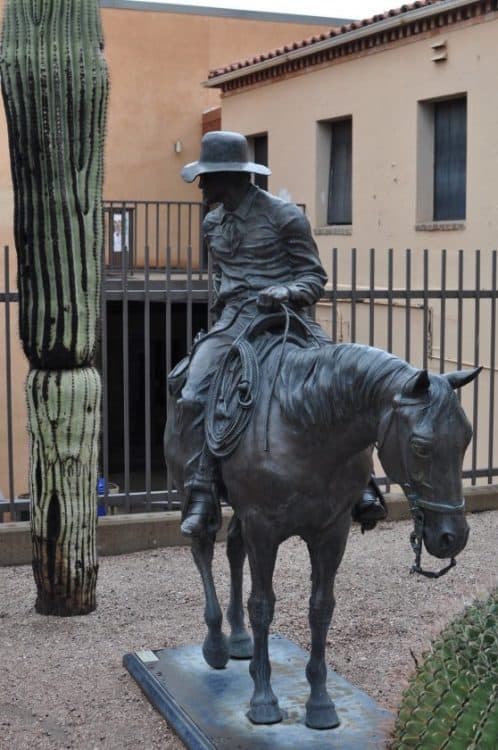cowboy at Tucson Museum of Art