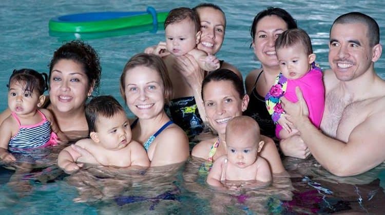 parent baby class at DeMont Family Swim School | DeMont Family Swim School