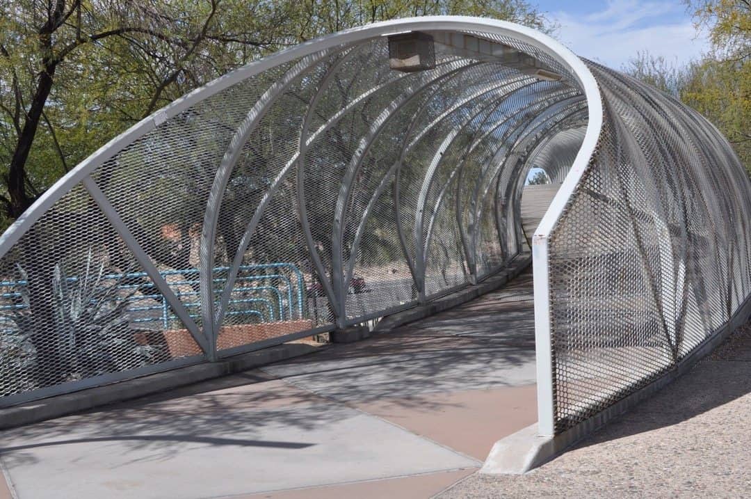 ride thru the Rattlesnake Bridge on Tucson Bike Tours