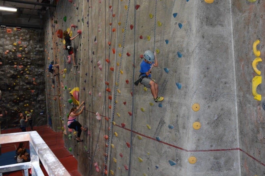 lots of climbing space at Rocks and Ropes Tucson