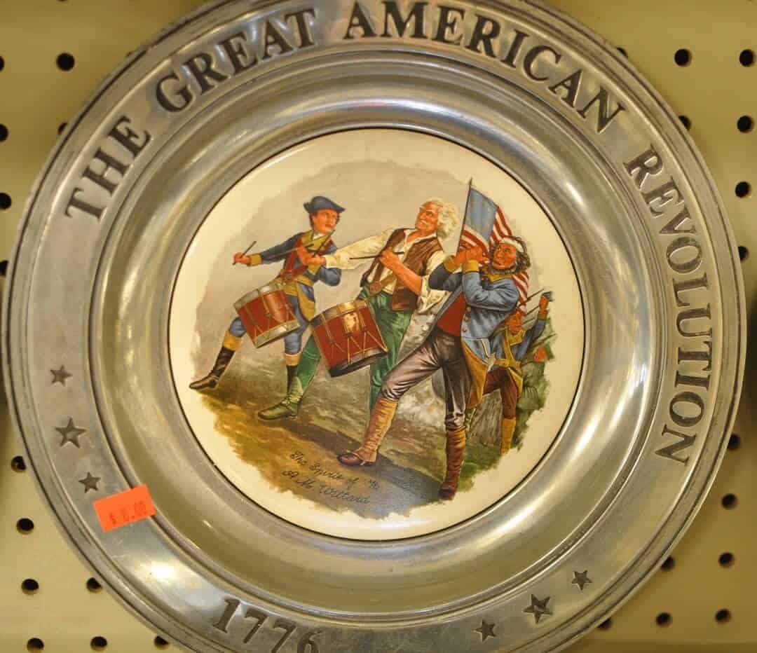 Great American Revolution plate at InJoy Thrift Store