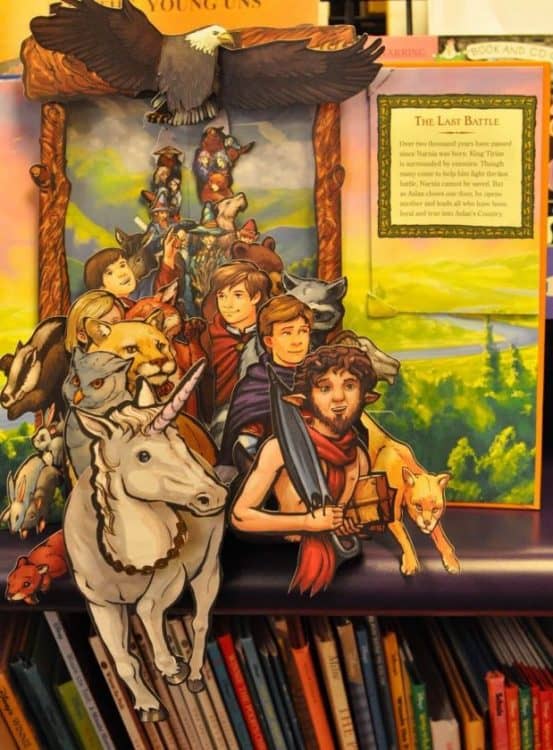 Chronicles of Narnia pop-up book at Bookmans