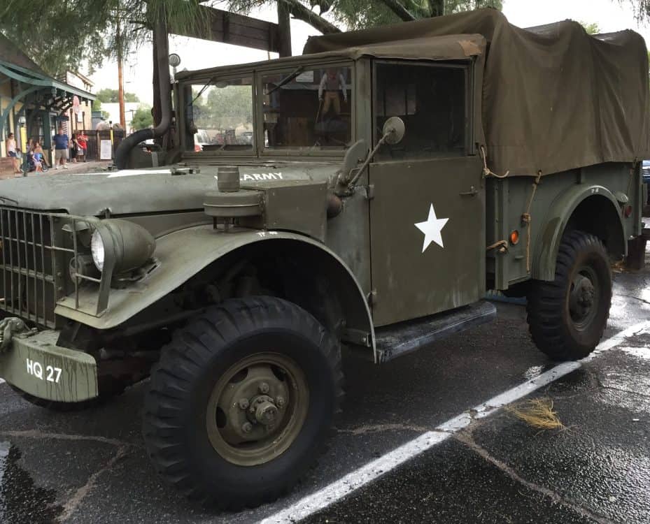 military vehicle at Museum of the Horse Soldier