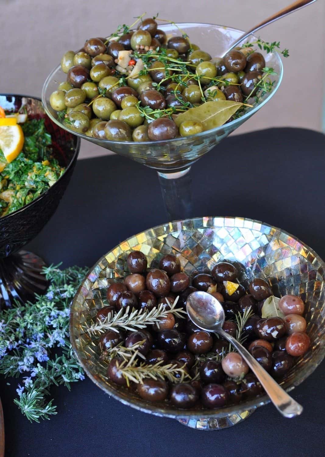 olives at savor food and wine festival