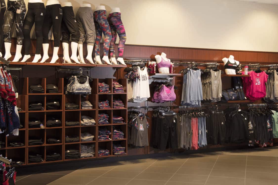 athletic clothing at UA BookStores