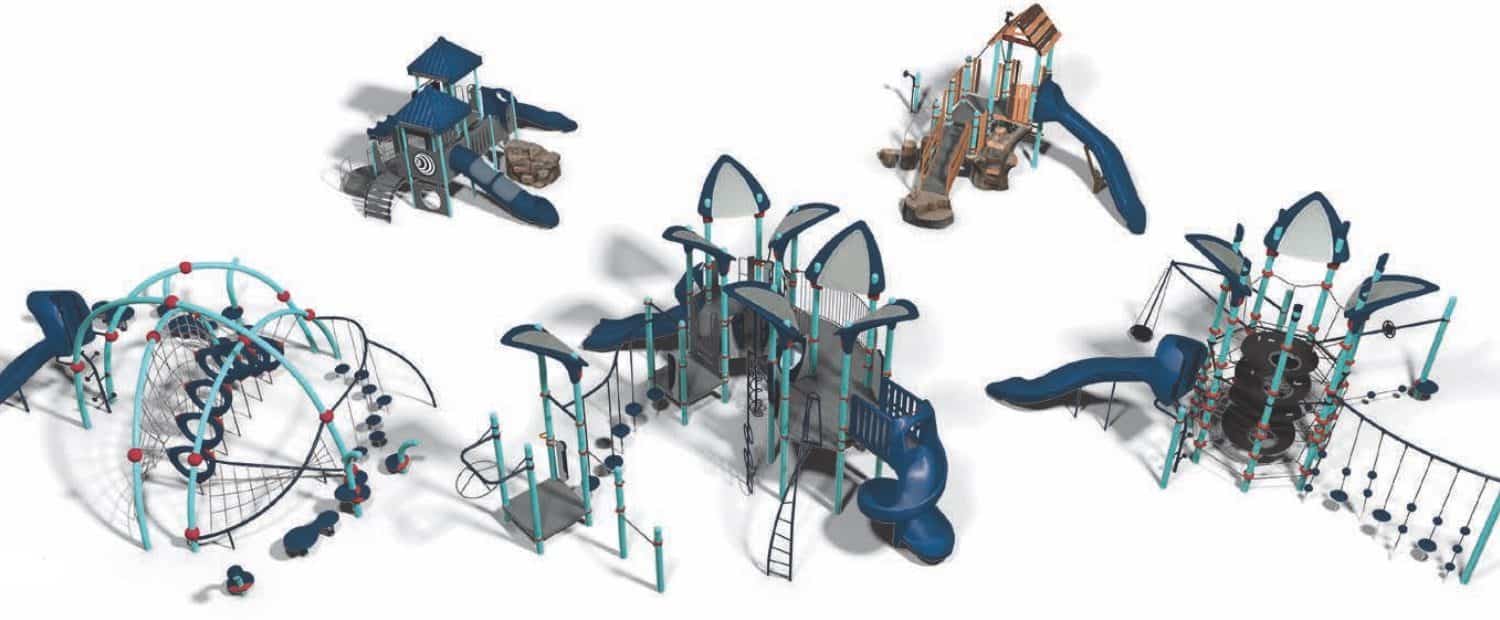 color palatte for Lincoln Regional Park's new playground