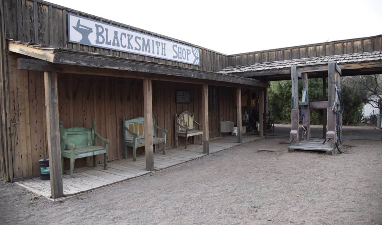 Blacksmith Shop at White Stallion Ranch