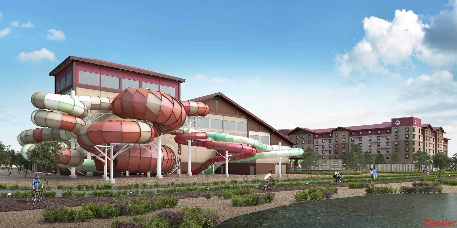Great Wolf Lodge Arizona architectural rendering