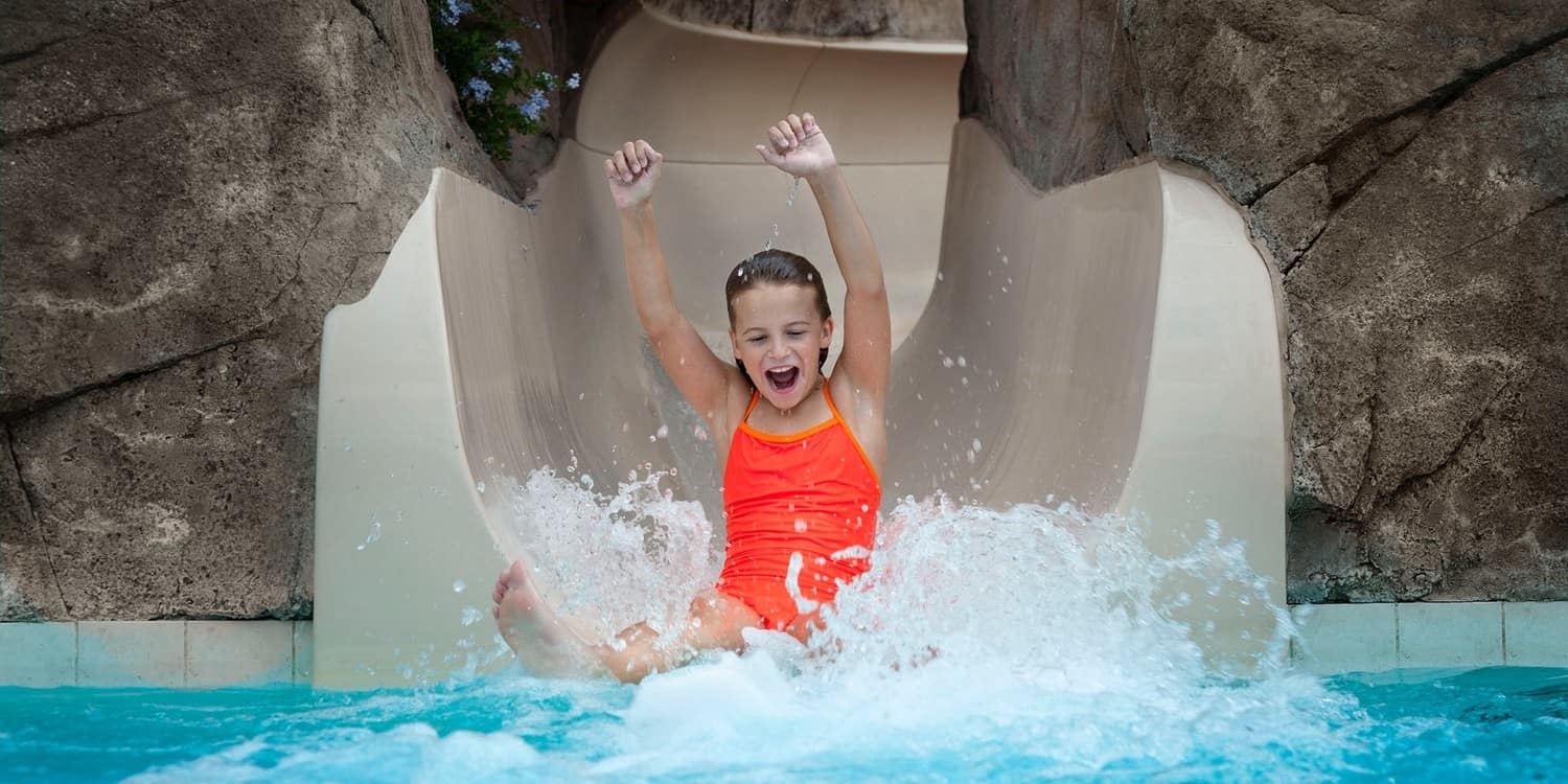 water slide at El Conquistador Resort Tucson | 25+ Things To Do With Kids In Tucson [SUMMER]