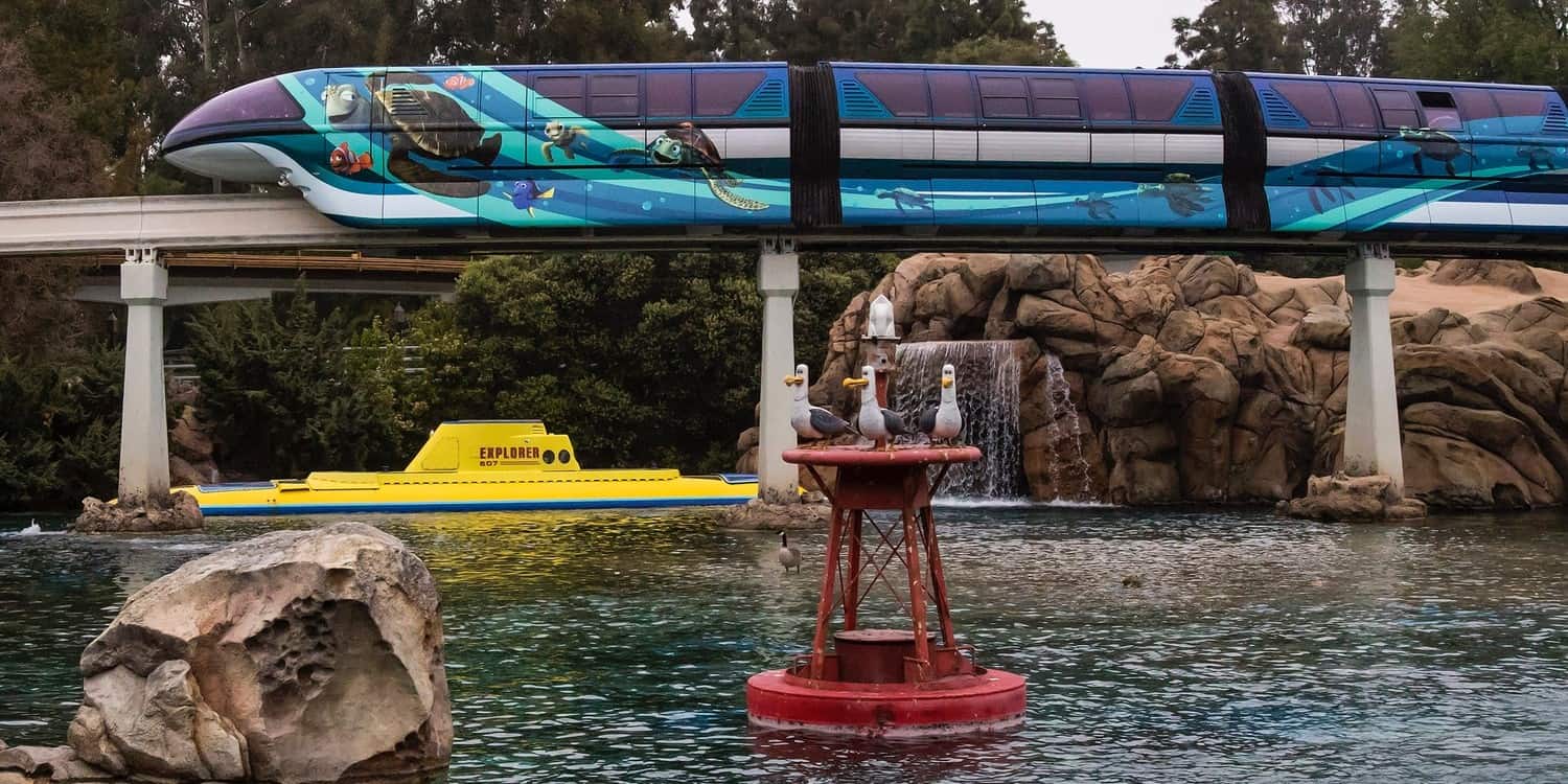 Finding Nemo Monorail Disneyland