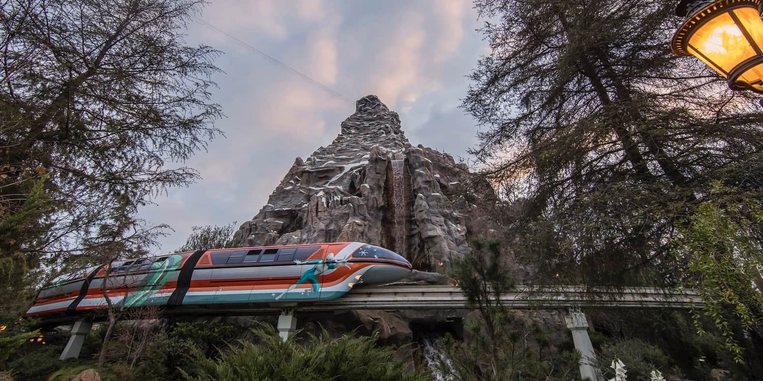 Frozone Monorail Disneyland