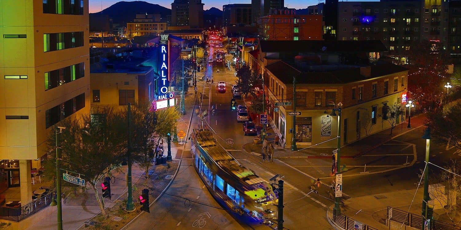 Tucson Streetcar night | Downtown Tucson - Things to Do, Places to Eat, Memories to Make
