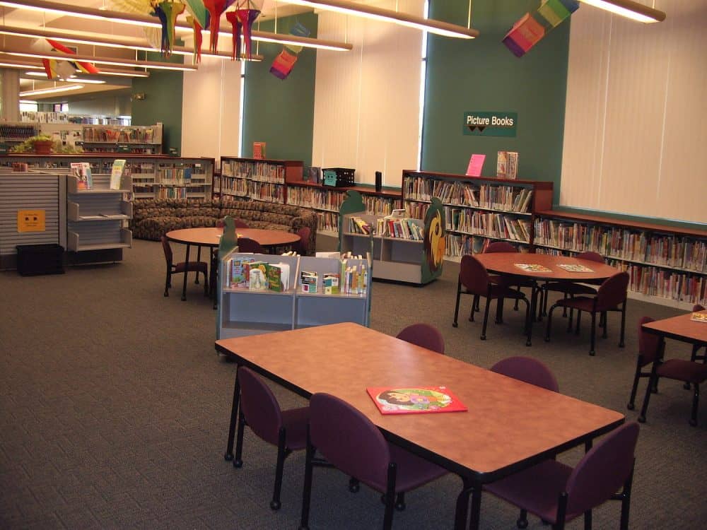 childrens area woods memorial library