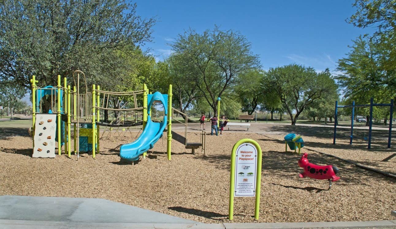 playground slides swings Udall Park