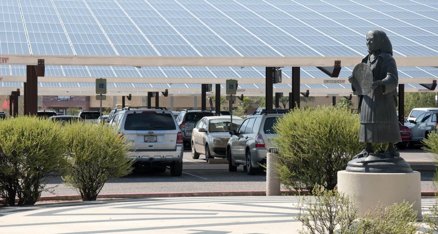 solar covered parking Udall Park
