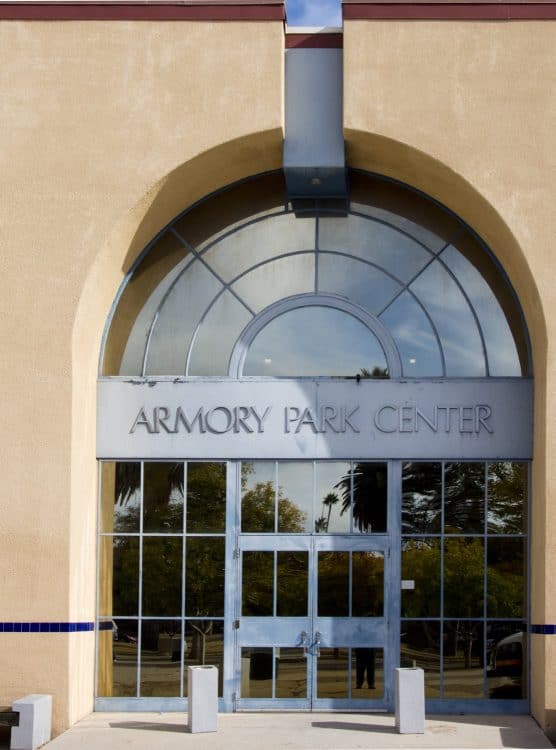 Armory Park Center doors | Park Profile: Armory Park