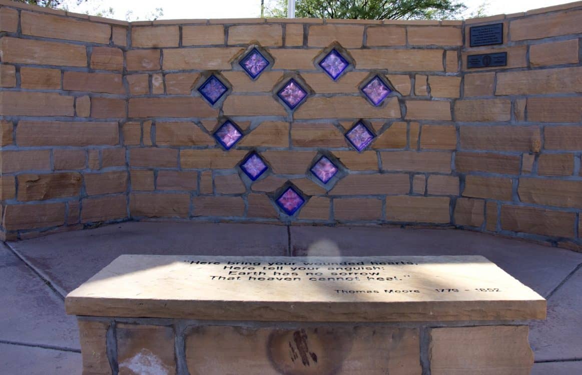 Purple Heart Park stones veterans | Park Profile: Purple Heart Park