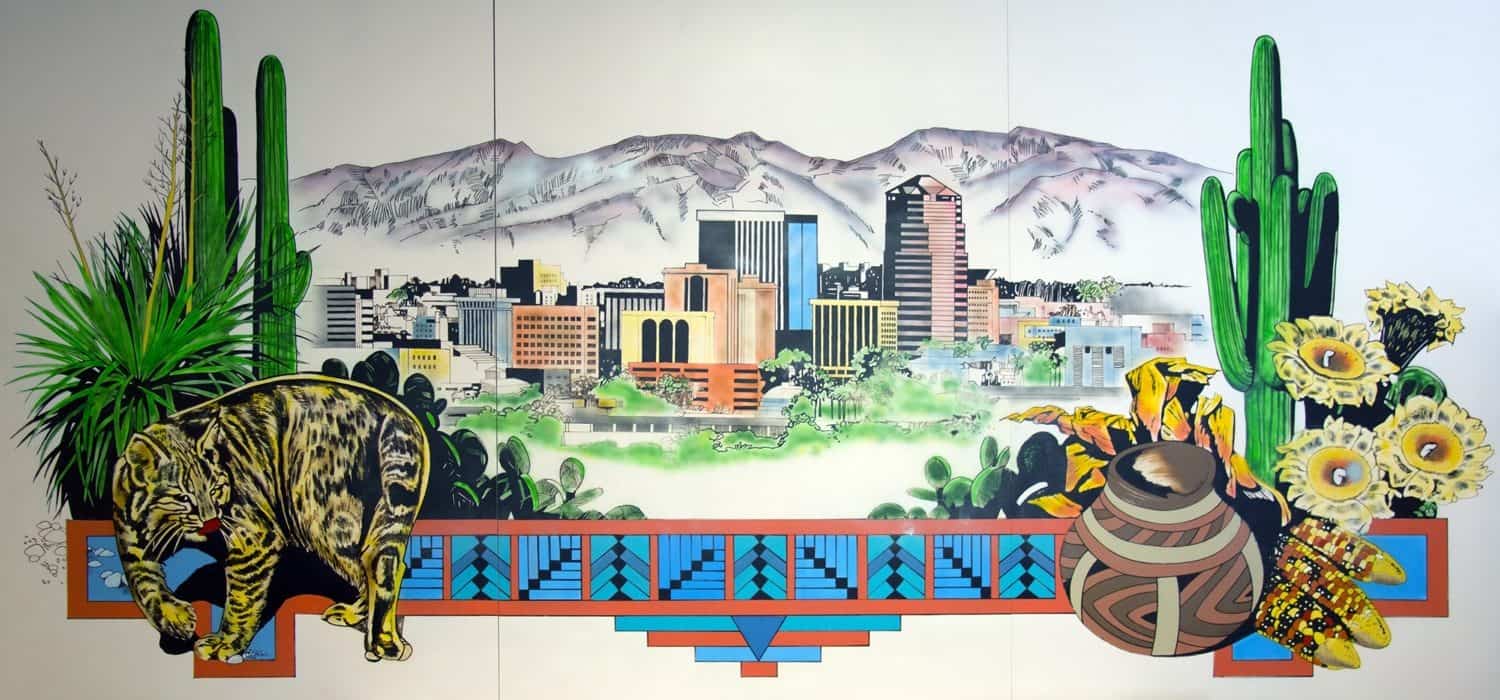 painting cactus Marty Birdman Center Tucson | Park Profile: Balboa Heights Park