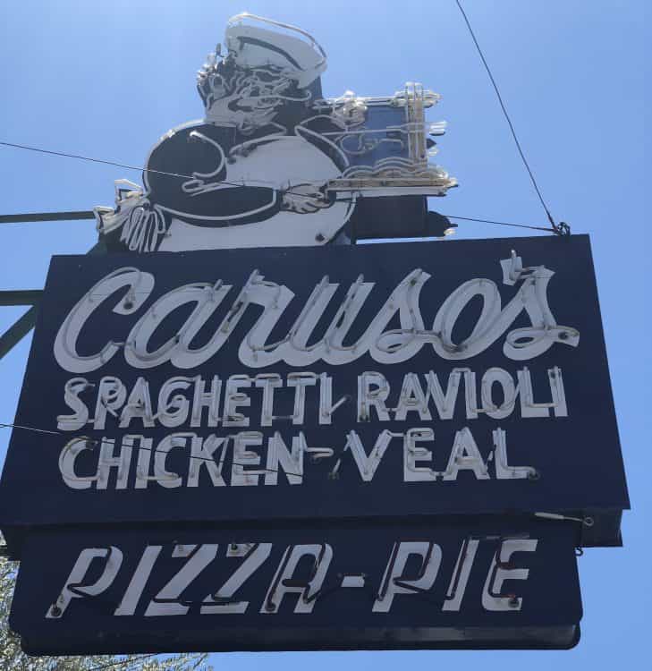 Carusos neon sign Tucson | Ultimate Guide to Tucson Food Tours