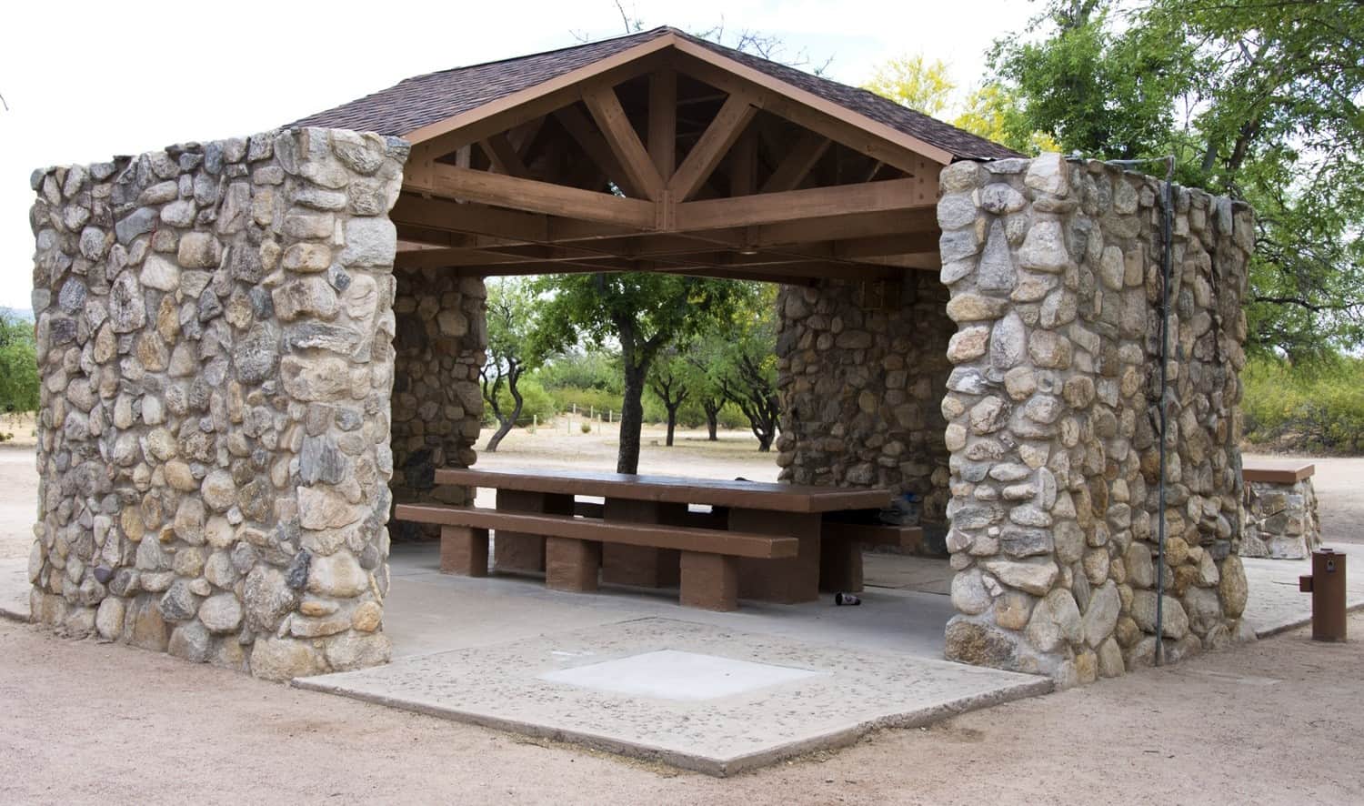 stone ramada Fort Lowell Park | Park Profile: Fort Lowell Park