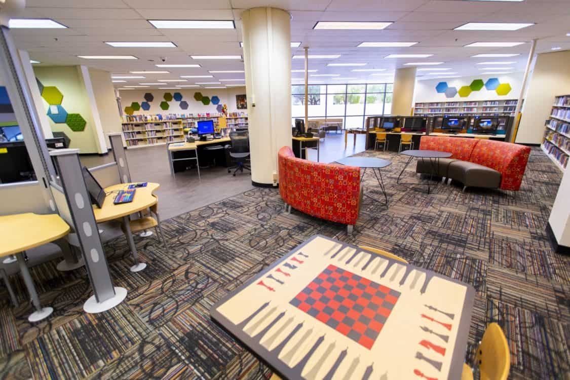 children's room carpet renovations Joel D Valdez Main Library Tucson