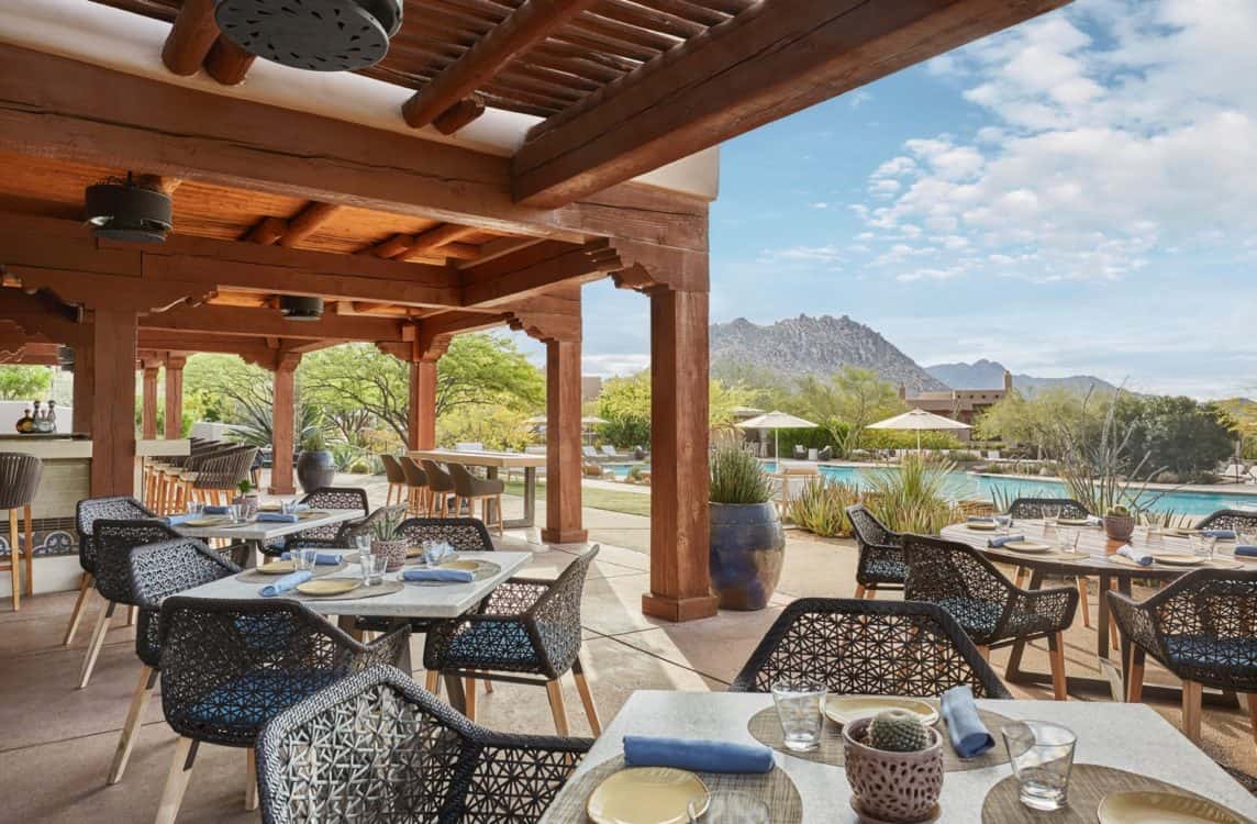 saguaro blossom pool restaurant four seasons resort scottsdale | Four Seasons Resort Scottsdale - A Fun Family Vacation for Any Season