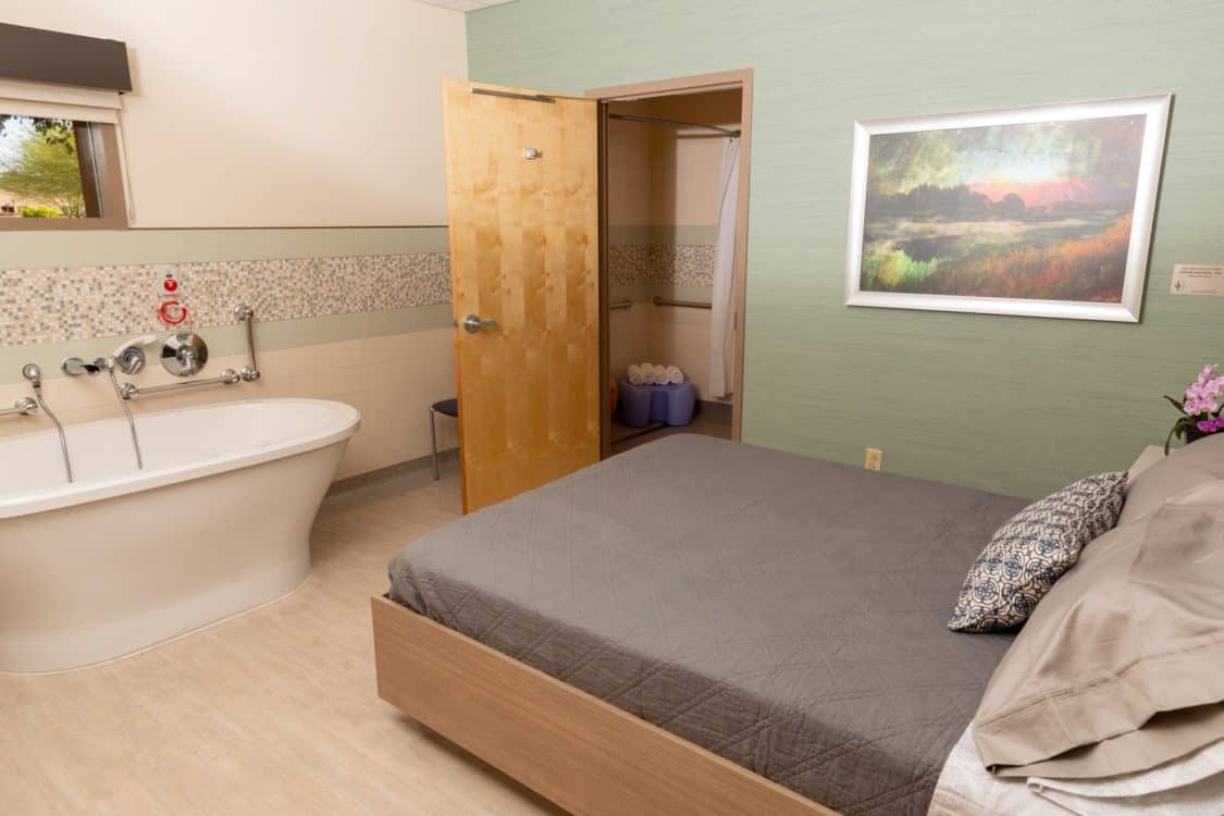 Midwifery Center Tucson Medical Center labor delivery room tub water birth | Labor & Delivery Options in Tucson