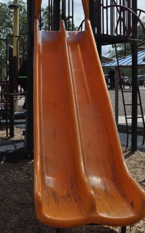 long orange slides McDonald Park Tucson