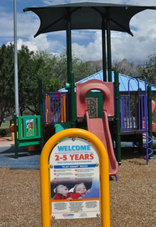 playground ages 2 to 5 McDonald Park Tucson